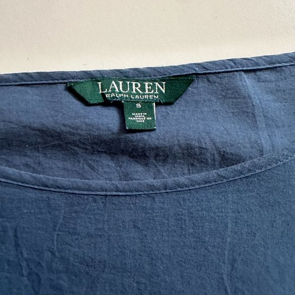 RALPH LAUREN Scallop‎ Trim Cotton Top - Picture 4 of 6